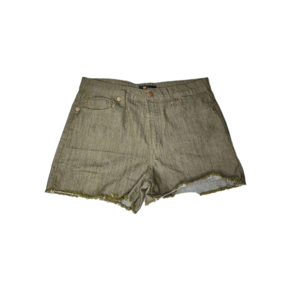 Frye Women's Green Mid rise Cutoff Shorts Size 10 Olive Green 5 Pocket Shorts